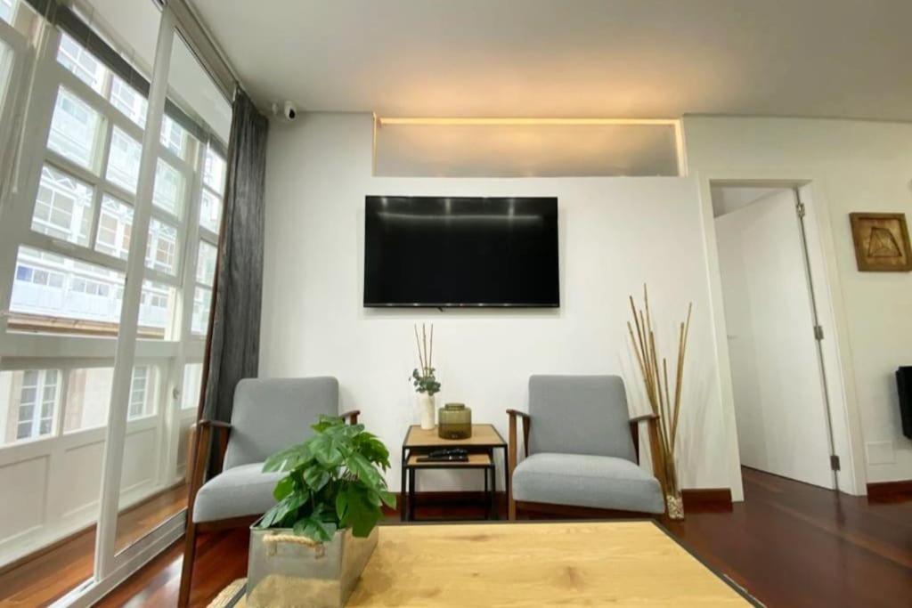 דירות א-קורוניה Apartamento 2H 2B En El Centro Con Garaje מראה חיצוני תמונה